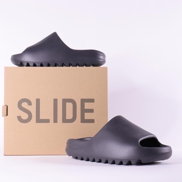 ADIDAS YEEZY SLIDES ONYX - Picture 7 of 7